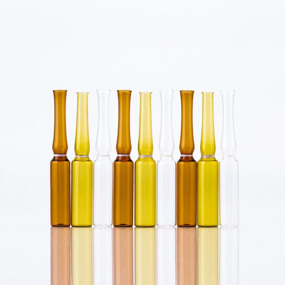 de Flessen van 3ml 5ml Amber Clear Borosilicate Glass Injection