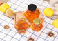 250ml-750ml het glas Honey Jars With Lids, Hexagon Glaskruiken ontruimt Kleur