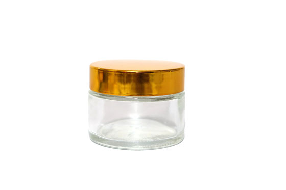 30 ml heldere glazen crème potten met schroefdoppen Make-up containers